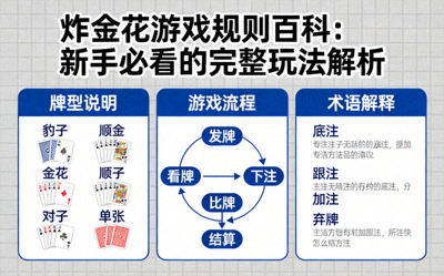 三张A组成的炸金花豹子牌型特写，扑克牌清晰展示