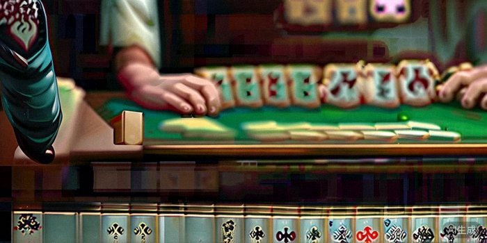 炸金花比牌场景示意图：两位玩家的手牌亮在桌面上，一副顺金与一副金花正在进行比较