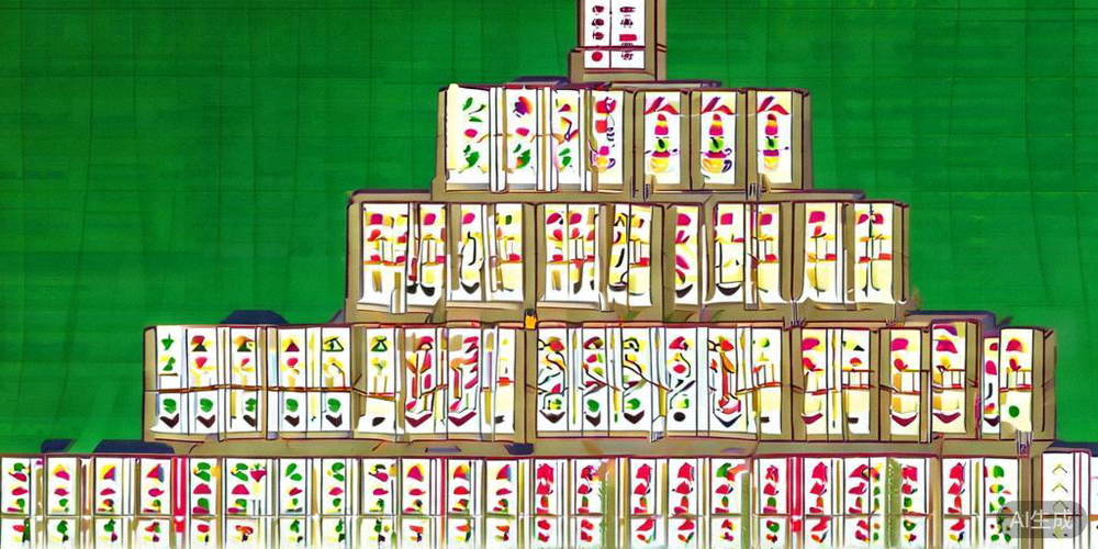 炸金花牌型大小全览图：从最大的AAA豹子到最小的235单张，以金字塔形式排列展示所有牌型强弱顺序