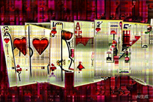 红心Q、红心K、红心A组成的顺金牌型示例