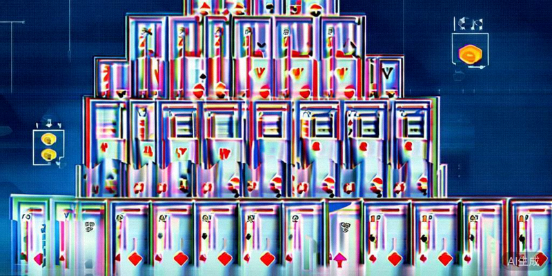 通用扑克手牌排名与胜负规则解析文章封面图，展示从高牌到同花顺的牌型金字塔