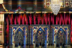 炸金花顺金牌型示例图，展示同花色的黑桃Q、黑桃K和黑桃A连续排列