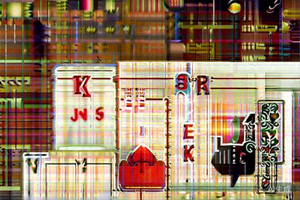 炸金花金花牌型示例图，展示同花色的5、8、K三张扑克牌